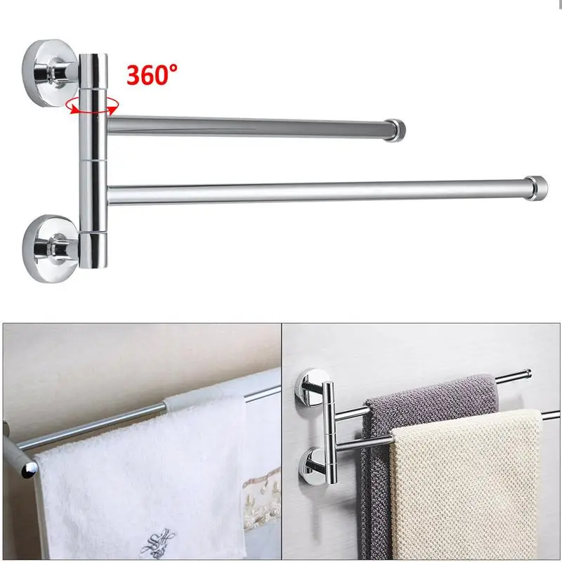 Вешалка для полотенец вешалка из нержавеющей стали вращающаяся настенная в