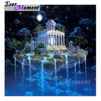 ever moment 3d diy diamond painting fantasy scenery square stones handicrafts personalized art room decoration for giving 4y1362