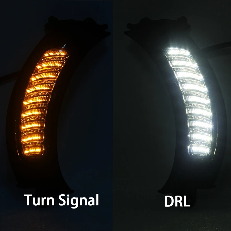 

Motorcycle Front Headlight Side Indicator Led Turn Signal Light Lamp with DRL for Road Glide 2015-2019