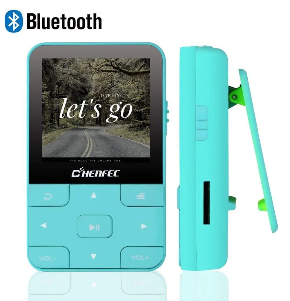 Мини Портативный MP3-плеер с Bluetooth 4,0 без потерь Музыкальный плеер с зажимом, fm-радио, рекордер TF карта и повязка на руку