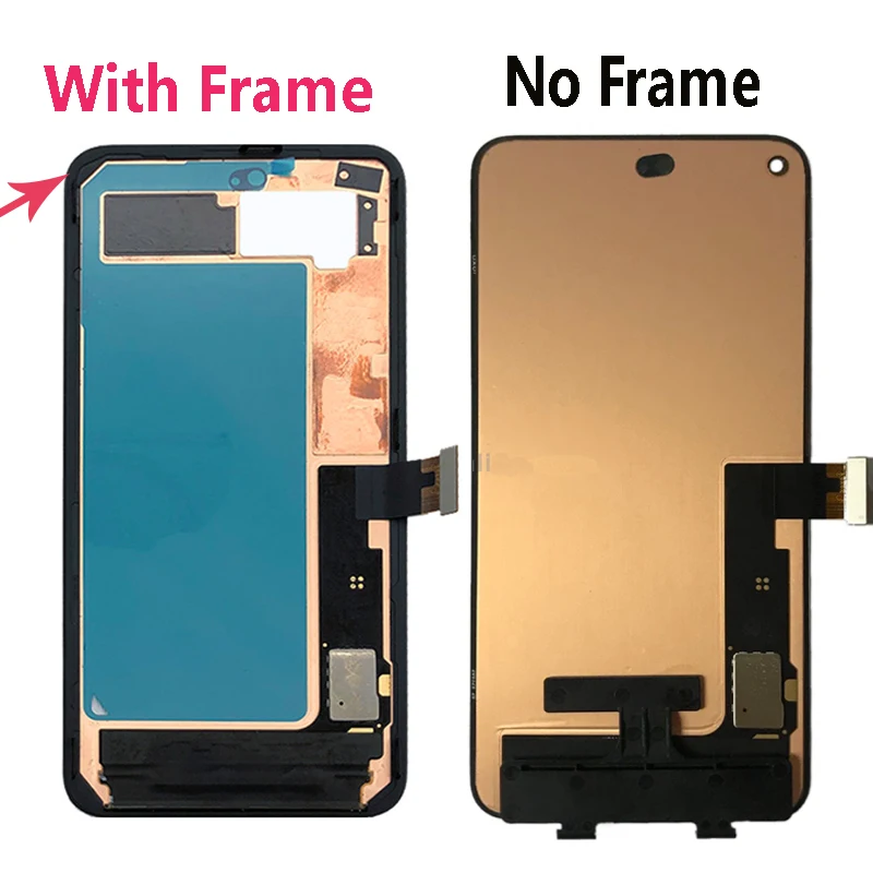 Pantalla Original de reemplazo de 6,0 "para Google Pixel 5 GD1YQ GTT9Q LCD con Marco, montaje de Sensor digitalizador con pantalla t&aacute;ctil-1