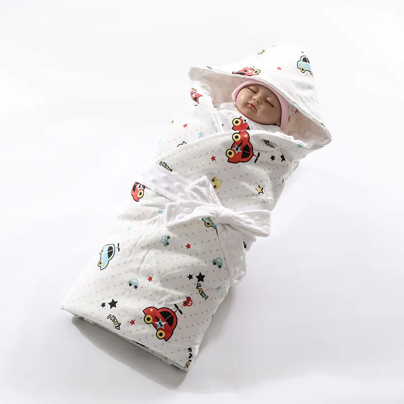 

New Baby Bean To Keep Warm Breathable Full Cotton Tapestry with Cotton Blanket Double-layer Pillow Top Blanket