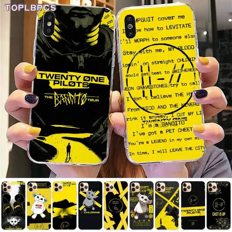 TOPLBPCS Twenty One Pilots 21 чехол для iPhone 8 7 6 6S Plus X 5S SE 2020 XR 11 12 pro XS MAX|Бамперы| |