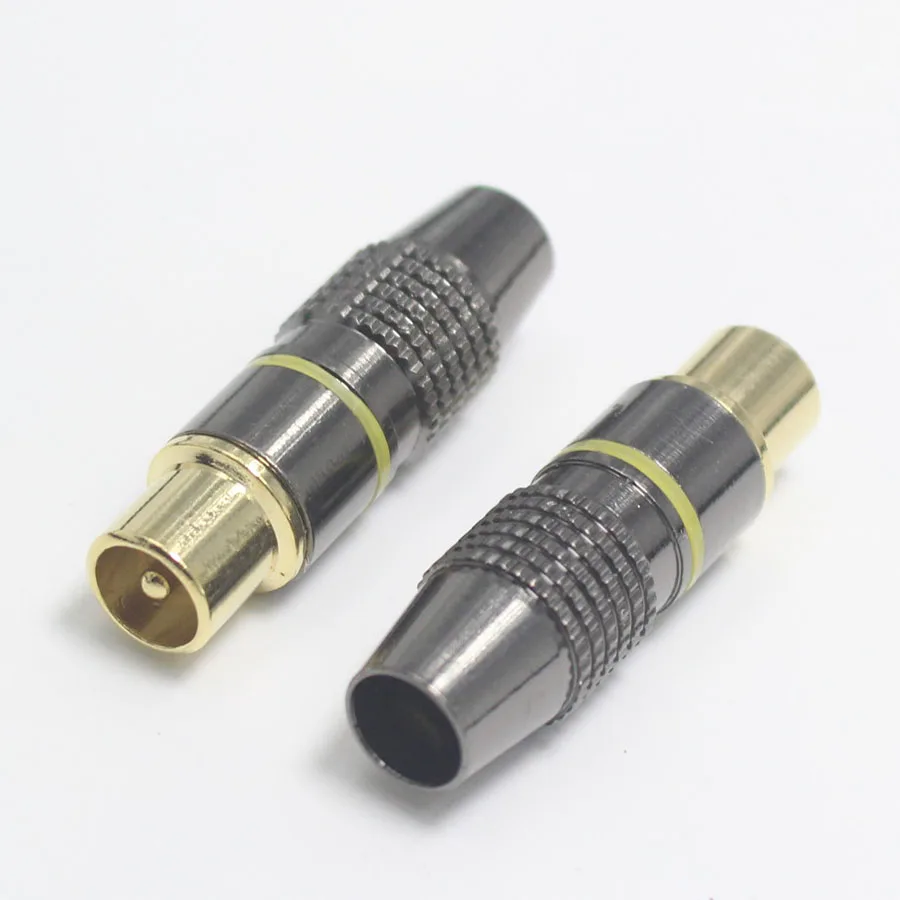 1 шт. Медный + алюминиевый корпус радиочастотный ТВ Штекер терминал антенный