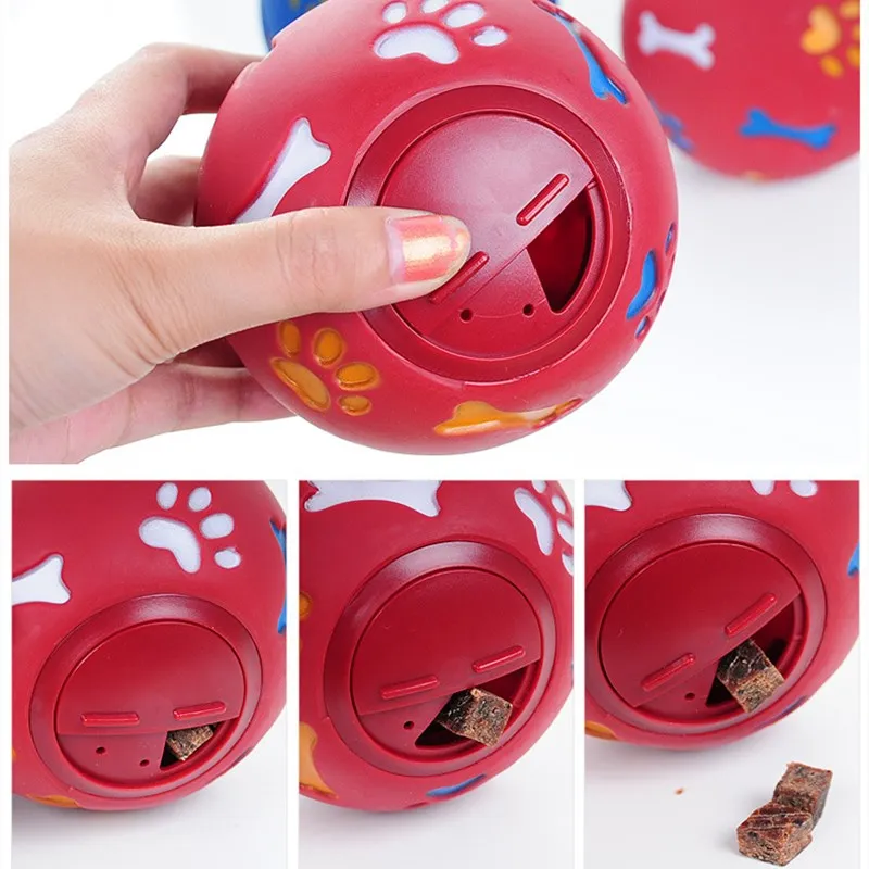Интерактивные игрушки для питомцев собак диспенсеры резины утечка мяча домашних