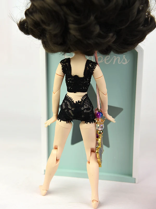 Одежда Blyth Dolls, нижнее белье, костюм, кружевной бюстгальтер и трусики, подходит для Blyth кукла 1/6, обычный, суставный, Azone, Licca Body, ледяная кукла