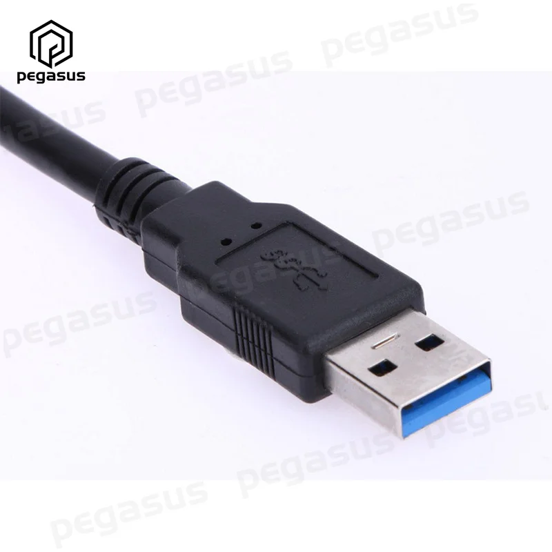Переходник с USB 3 0 штекер на SATA 2 5 &quot22-контактный жесткий диск Драйвер адаптер +