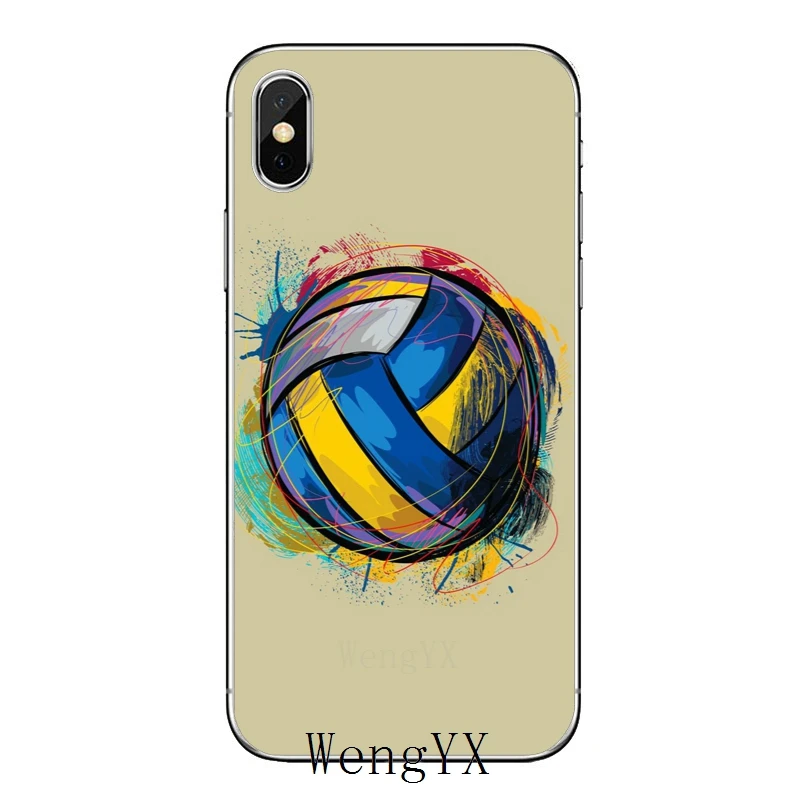 Модный волейбол спортивные для samsung Galaxy S10 lite A10 A30 A40 A50 A60 A70 A6 A8 J4 J6 плюс A9 J8 prime ТПУ мягкий чехол