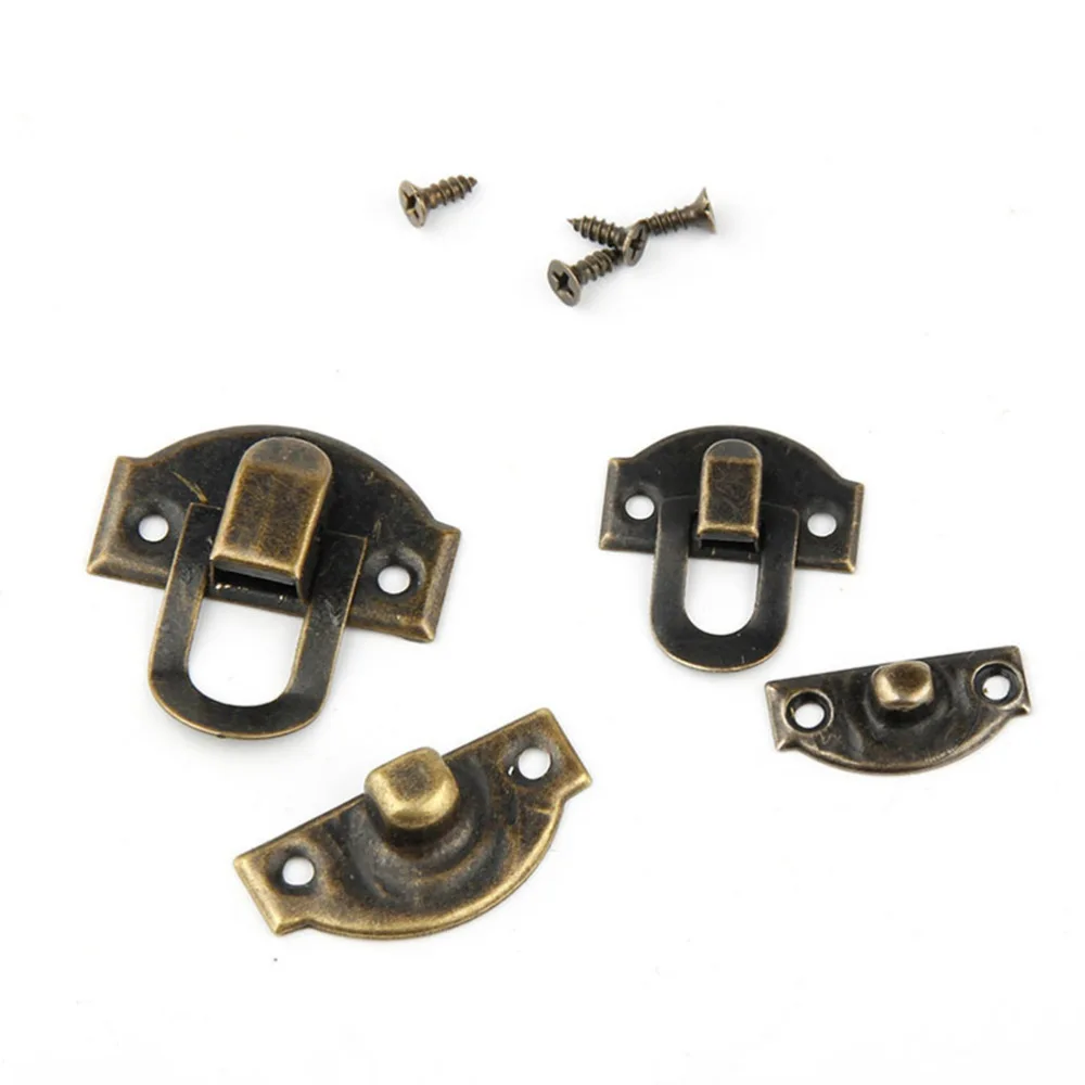 20 шт. антикварные защелки железные для винтажных шкатулок ювелирных изделий