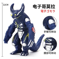 12cm small soft rubber monster cyber gomora action figures model furnishing articles childrens assembly puppets toys