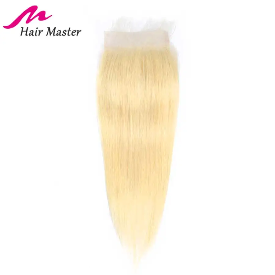 Волосы Мастер 100% бразильские человеческие волосы прямые 8 20 дюймов 4*4 Кружева