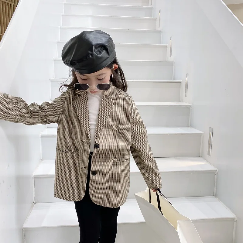 

Детский блейзер для девушек куртки 2020 Новинка осени для детей; Повседневная одежда для детей, одежда для новорожденных с капюшоном, шерстян...