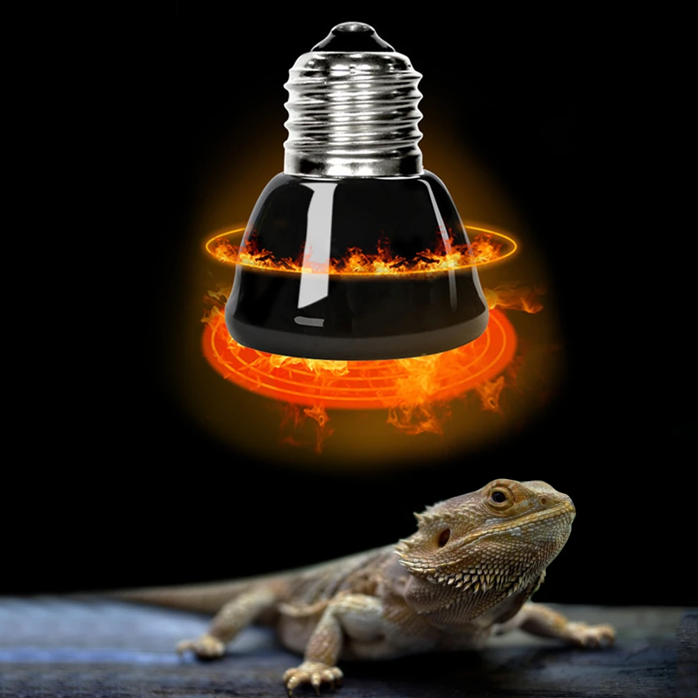 E27 ПЭТ нагревательная лампа инфракрасная керамическая излучатель Тепловая