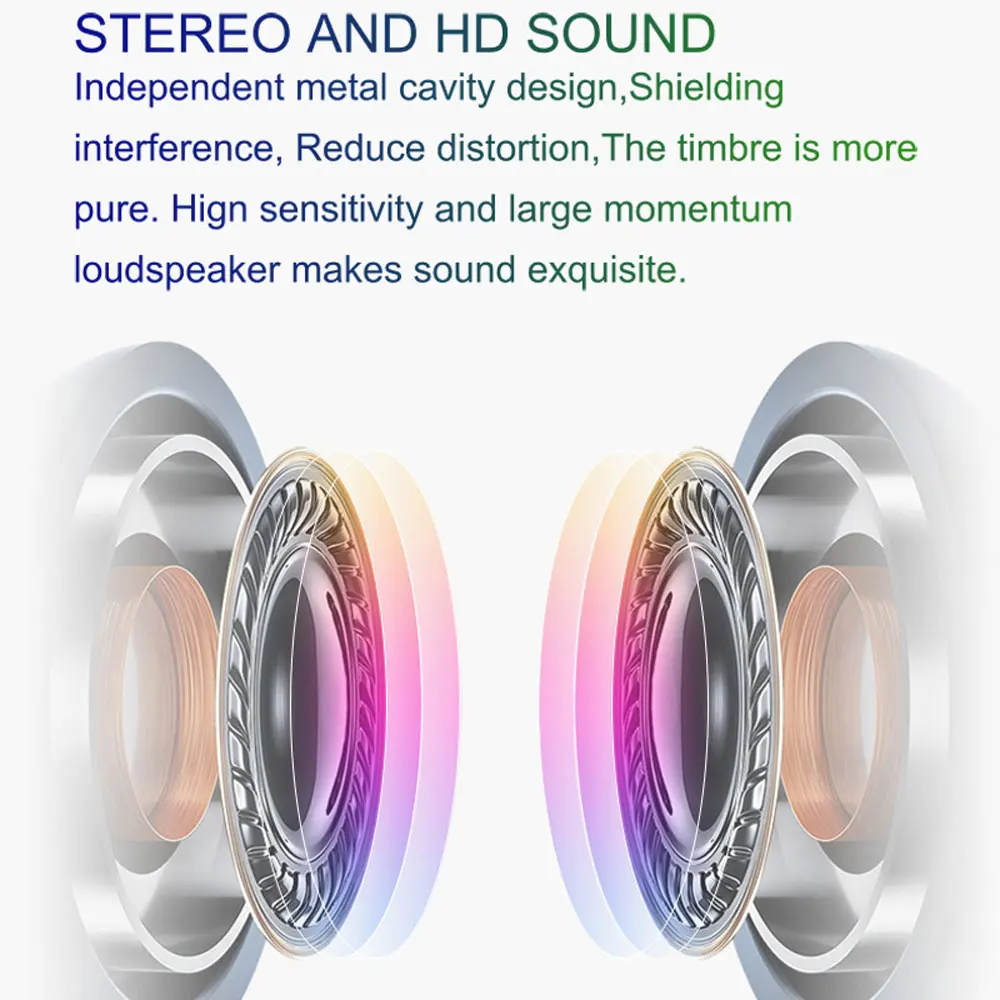 Bluetooth беспроводная гарнитура стерео шумоподавление | Электроника