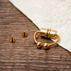 Винтажное кольцо для имитации пирсинга носа, кольцо для носа из сплава, кольца для перегородки для женщин, ювелирные изделия, подарки, модное магнитное искусственное пирсинг