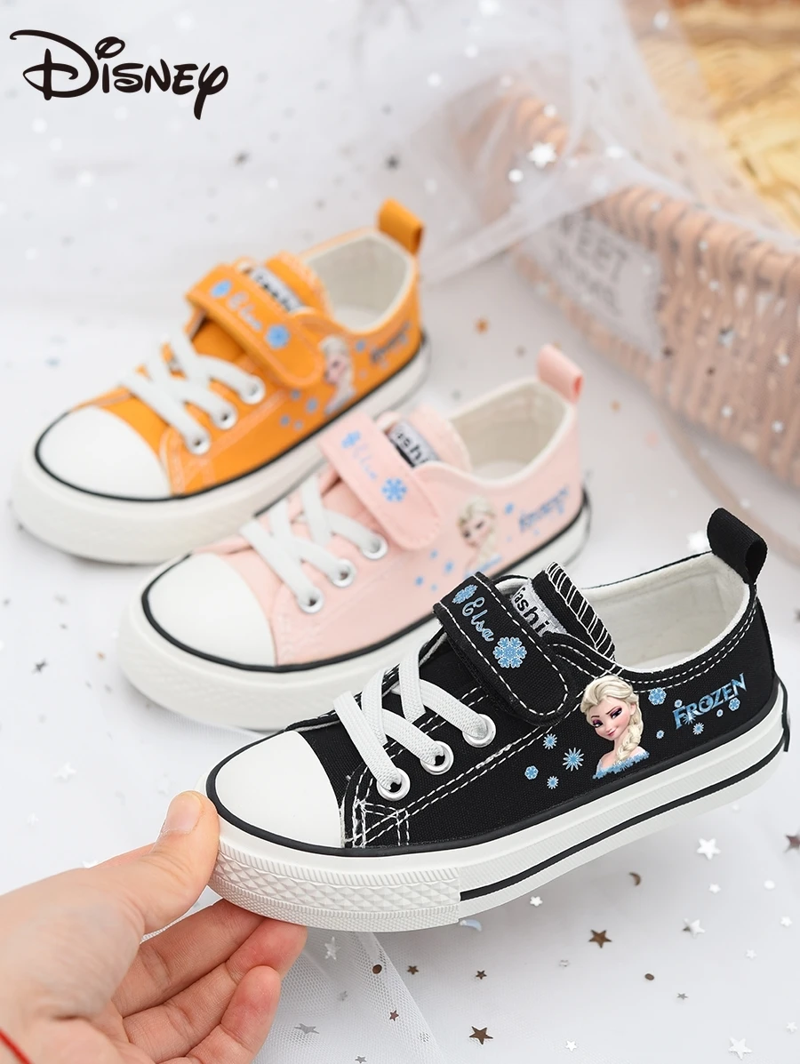 

Модные детские кроссовки с героями Диснея из мультфильмов Micky для девочек и мальчиков, повседневная мягкая обувь с кружевами Минни, европей...
