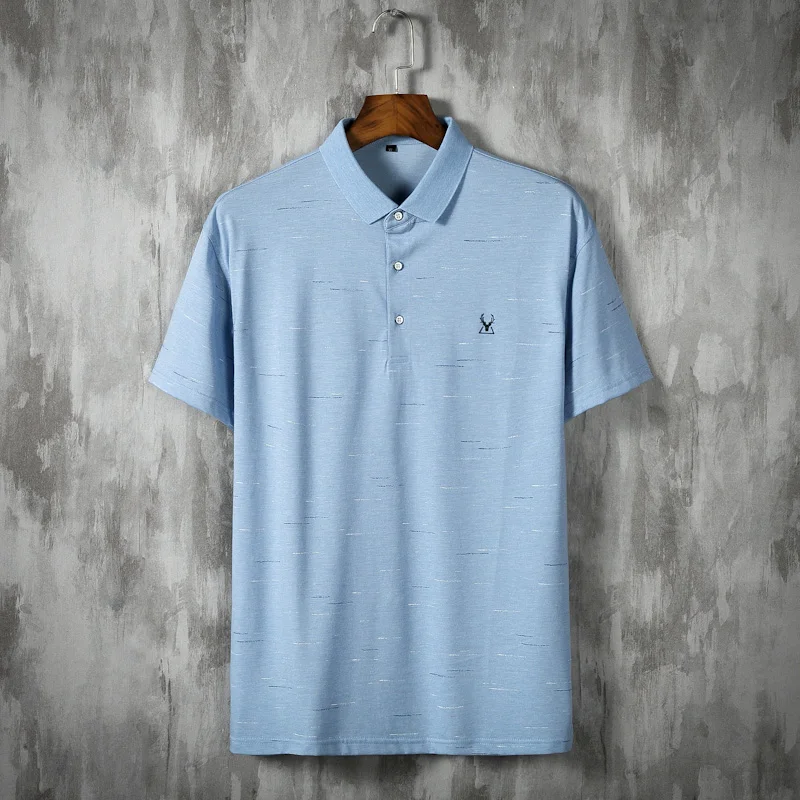 

quality 8XL Top 6XL 5XL 2020 Summer cotton short sleeve casual solid color Mens polos shirts fashion male tops