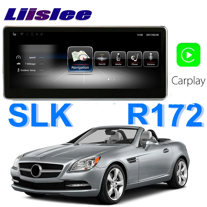 Liislee автомобильный мультимедийный плеер NAVI 8 4 дюйма для Mercedes Benz MB SLK R171 R172 2009 ~ 2015 NTG