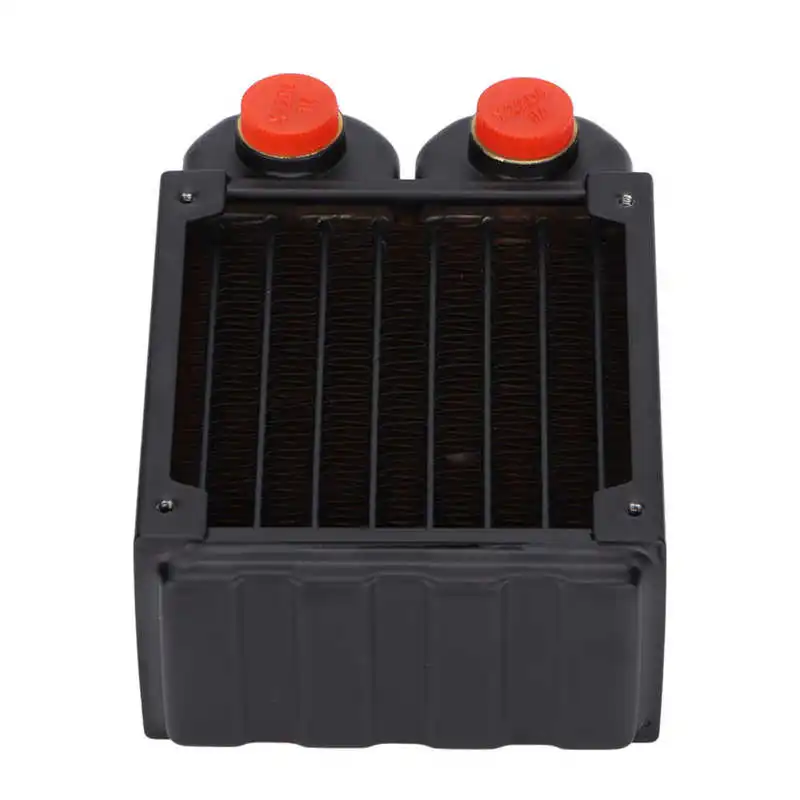 Радиатор для водяного охлаждения компьютера двухслойный медный теплообменник