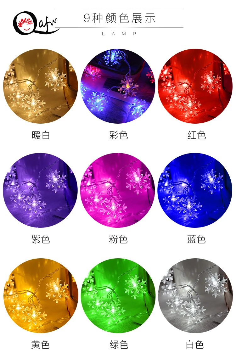 

LED Snowflake Light Merry Christmas Tree Decoration For Home 2020 Christmas Ornament Navidad Xmas Gift Happy New Year 2021