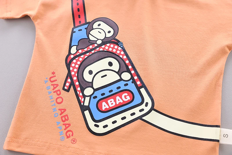 

Toddler Baby Boy Girl Clothing Sets New Summer Children Casual Cartoon T Shirt Shorts 2Pcs/sets Kids Infant Clothes Tracksuit