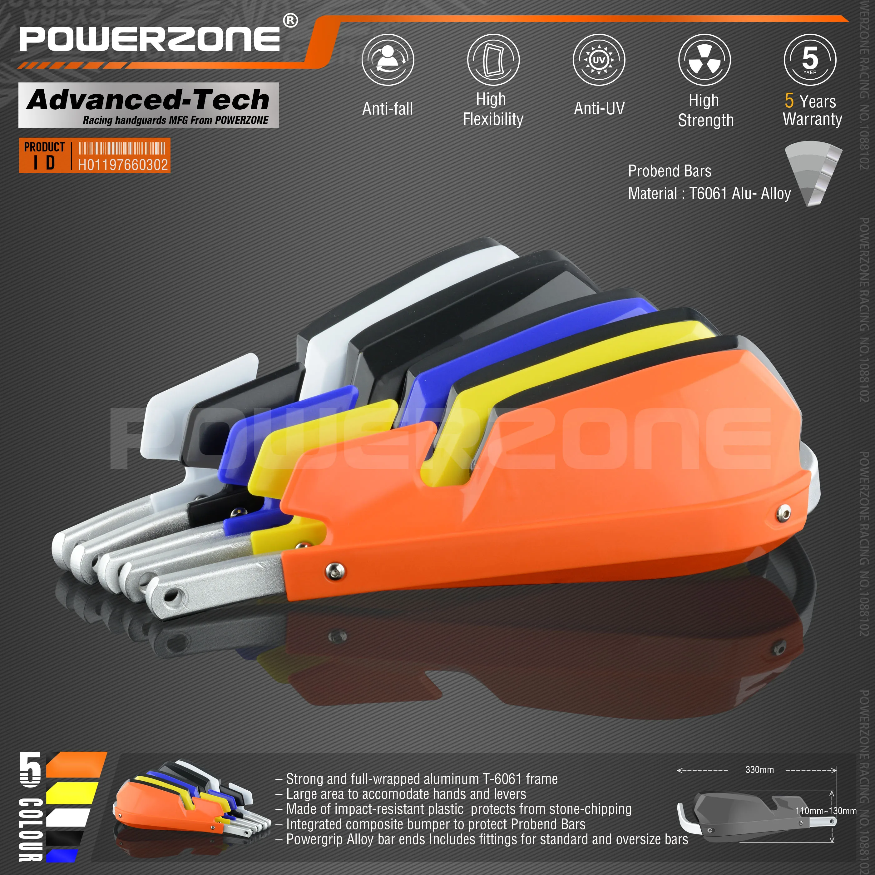 Powerzone PZ-Motect рукавицы для Honda KTM ADV EXC EnduroHusqvarna TE CRF WRF DRZ KLX мотоцикла квадроцикла руля |
