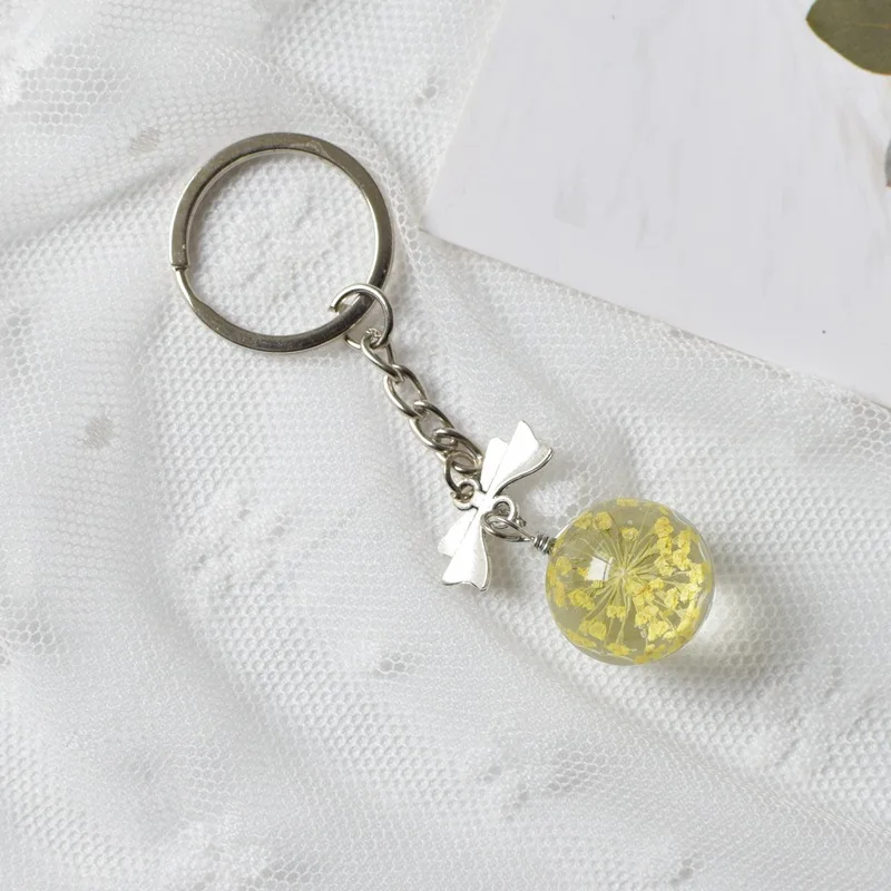 

Keychain car Fashion Colorful Fairy Rose Flower Pattern Love Shape Crystal Rhinestone Light keychain Lover Key Chain Keyring