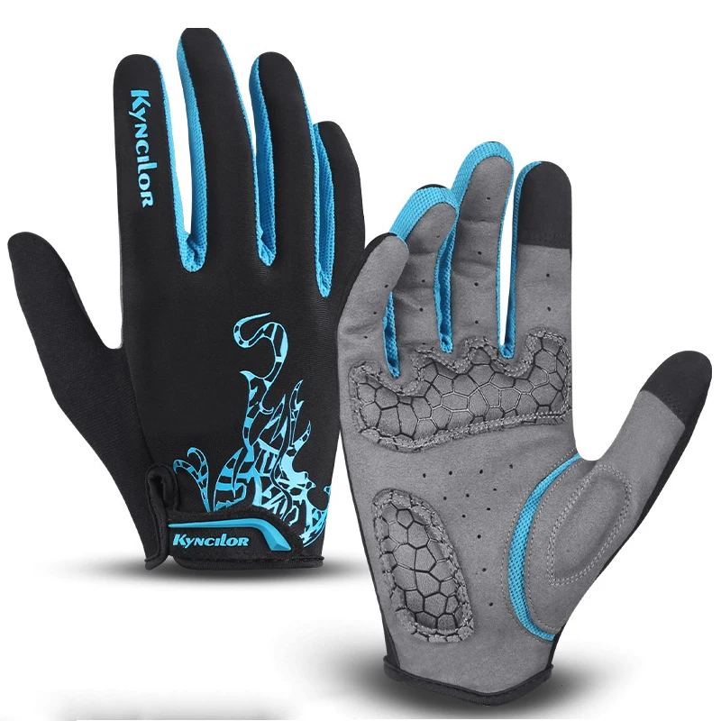 

Summer Bicycle Full Finger Cycling Bike Gloves Absorbing Sweat For Men And Women Bicycle Riding Outdoor Sports Protector