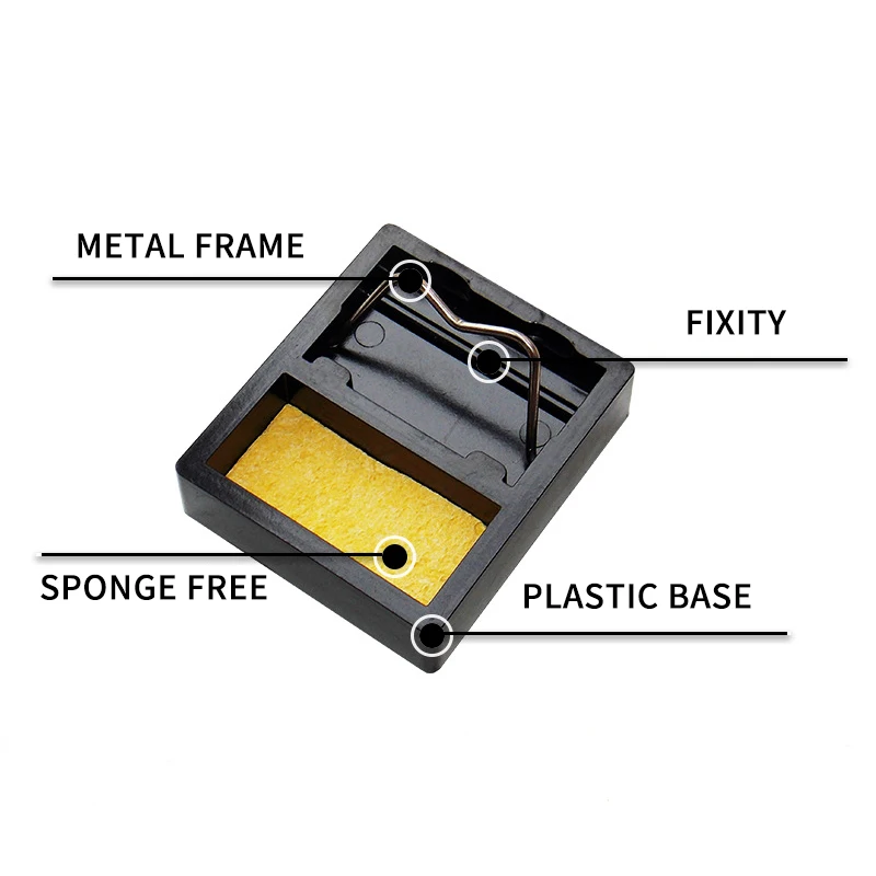 New Electric Soldering Iron Stand Holder Metal Support Station With Solder Sponge Frame Small And Simple Y-Type | Инструменты