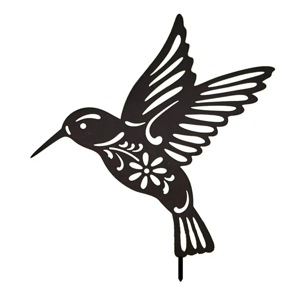 

Декоративная открытка для сада Flying Kingfisher, акриловая вставка в виде птицы для украшения сада, уличное украшение для газона