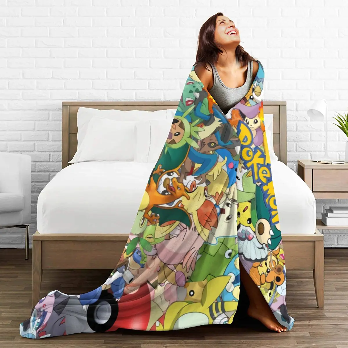 

Ultra Soft Sofa Blanket Cover Blanket Cartoon Cartoon Bedding Flannel plied Sofa Bedroom Decor for Children and Adults 09