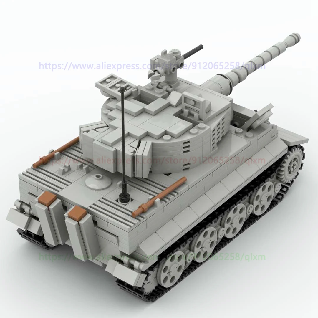 Конструктор Тигр I WW2 Военный танк игрушка для солдат фигурки оружие кирпичи