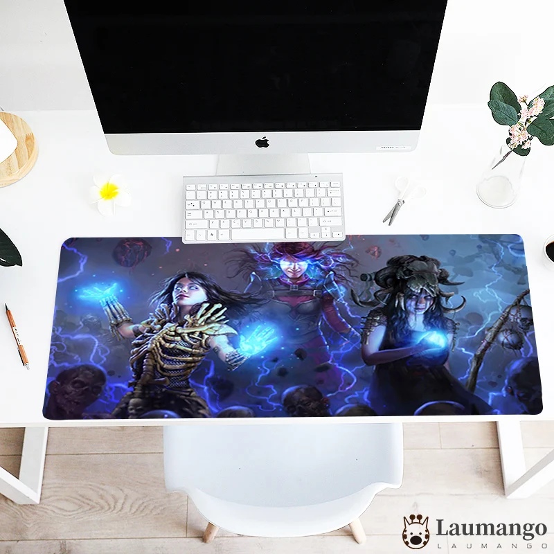 

Mouse Pad path of exile Gaming Accessories Mousemat Large Cartoon Anime Rubber Keyboard Table Mat PC with Lock Edge Mousepad