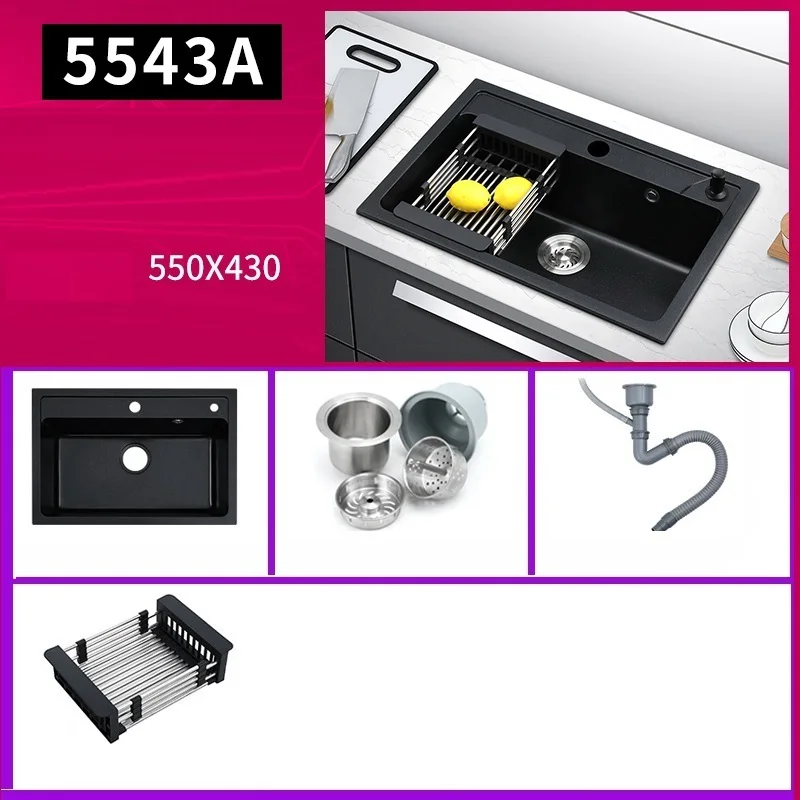 Кухонная раковина для мытья посуды Umywalka Integral Torneira Gourmet Zlewozmywak Banheiro Fregadero De Cocina Lavabo