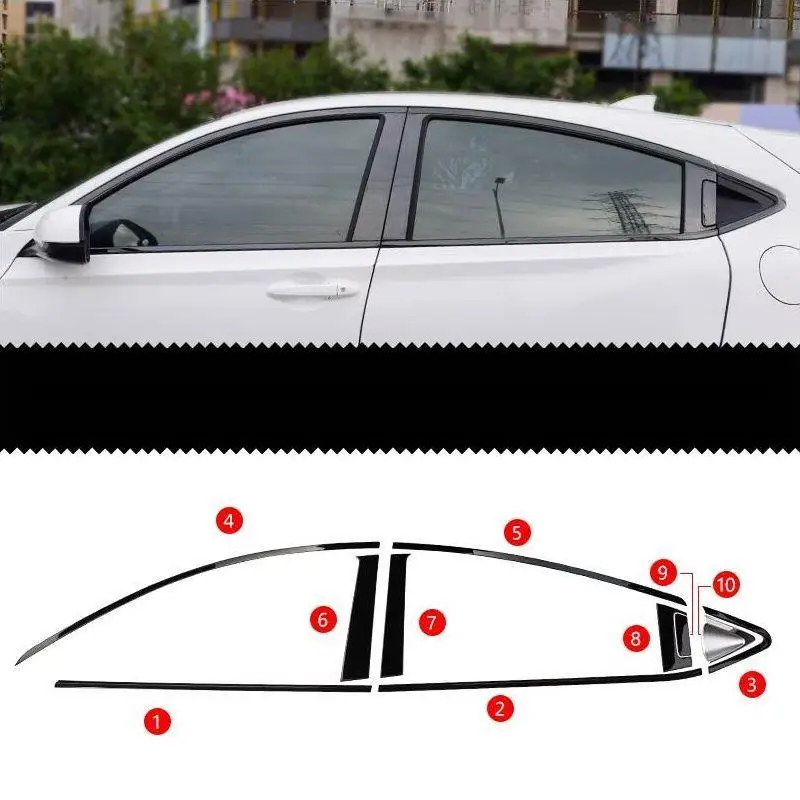 Автомобильный хромированный модифицированный декоративный внешний аксессуар