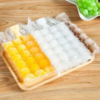 100packs disposable ice cube bags food grade self sealing ice molds cube tray ice making bags makes total 2400 ice cubes