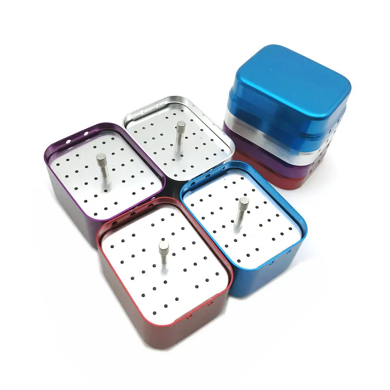 30 отверстий Держатель зубных боров стенд автоклавная дезинфекционная коробка
