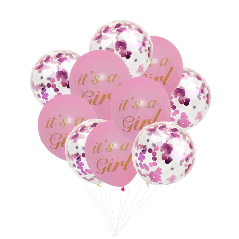 8 сезонов синие розовые воздушные шары из фольги для мальчиков и девочек