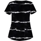 Полосатый Рабочая Униформа Asym-смягчающий уход за кожей медсестры Ботва карман блузка с коротким рукавом и принтами, рабочая одежда медсестры клиника спа-одежда A50