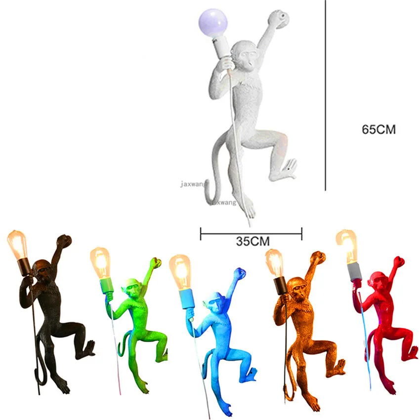 Скандинавский светодиодный настенный светильник смоляная лампа в форме
