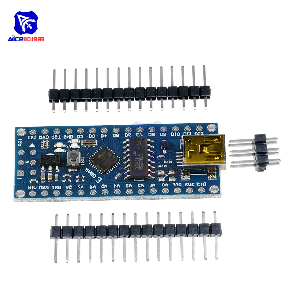 Diymore Nano V3.0 ATmega168 CH340 CH340G мини USB микроконтроллер модуль макетная плата для Arduino|nano