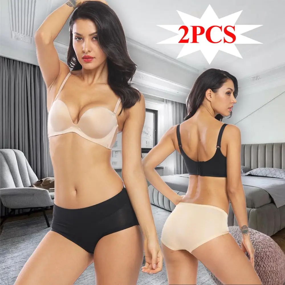 2 шт. женские трусы сексуальные трусики хлопковые для девочек дамское нижнее