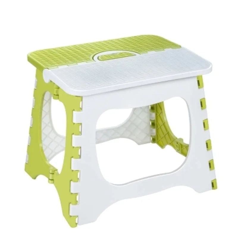 Модный плотный пластиковый складной небольшой стул, портативный складной стул, маленькое детское сиденье, домашняя маленькая скамья для вз... от AliExpress WW