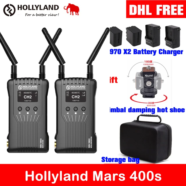 HOLLYLAND Moma 400S 400FT HDMI SDI 1080P передача для камеры изображения беспроводной HD видео передатчик приемник VS Mars 300 300ft