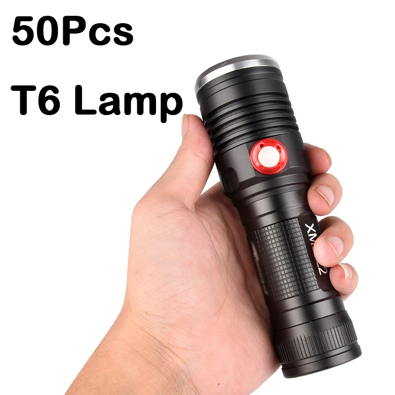

VIP OF 50 PIECES T6 FLASHLIGHT WITHOUT BATTERY