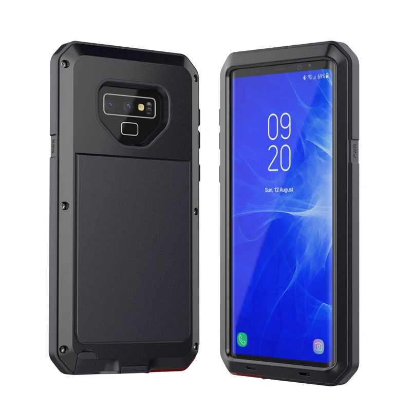 Full Protective Armor Heavy Duty Aluminum Cover Metal Phone Case for Samsung Note 9 8 5 4 3 Galaxy S 6 7 7e 10 e Plus | Мобильные