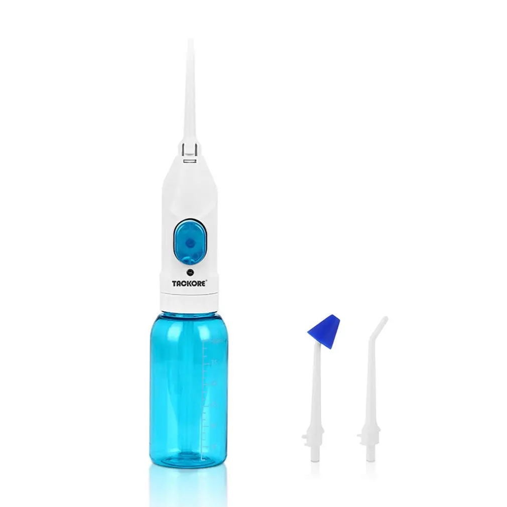 

Manual Air Pressure Tooth Punch Pneumatic Dental Flosser Mouthwash Dental Floss Water Jet Nasal Irrigator