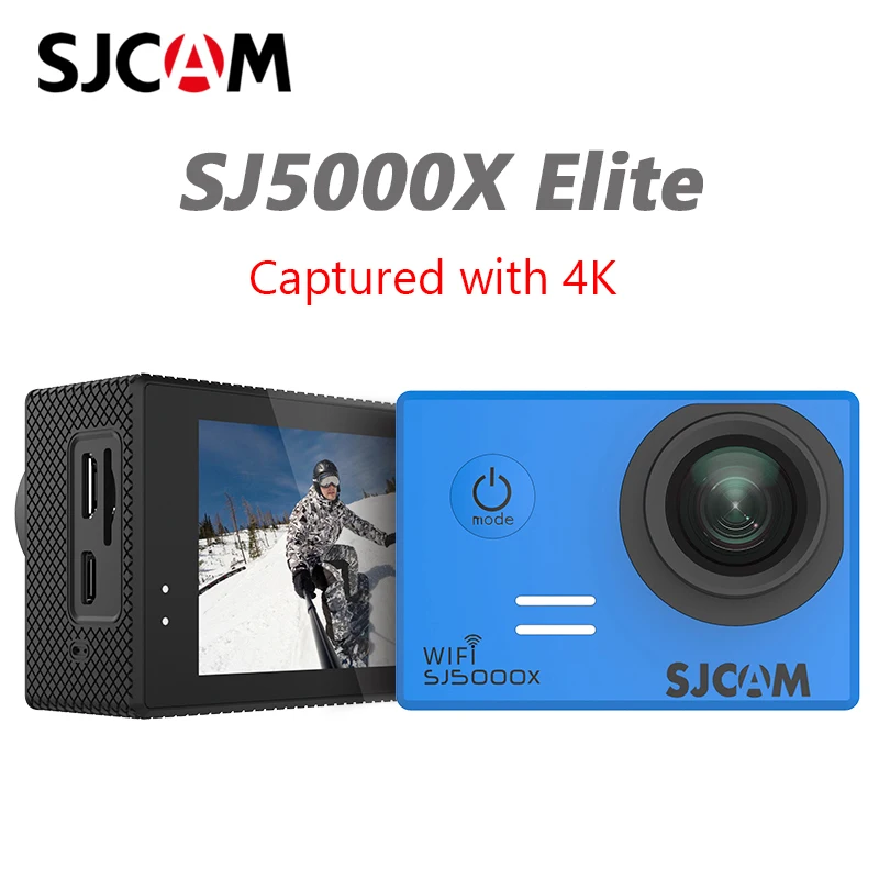 SJCAM SJ5000X Elite Спортивная Экшн камера с гироскопом WiFi 4K 24fps HD Дайвинг 30M