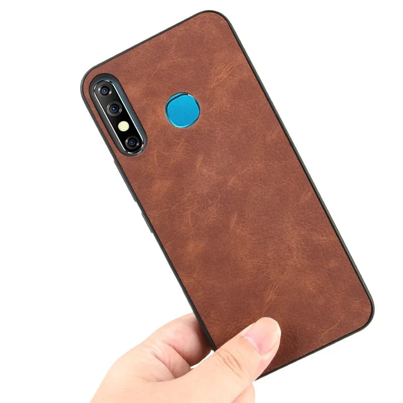 Для Infinix Hot 8 Hot8 X650 Чехол Мягкий Роскошный из искусственной кожи защитный