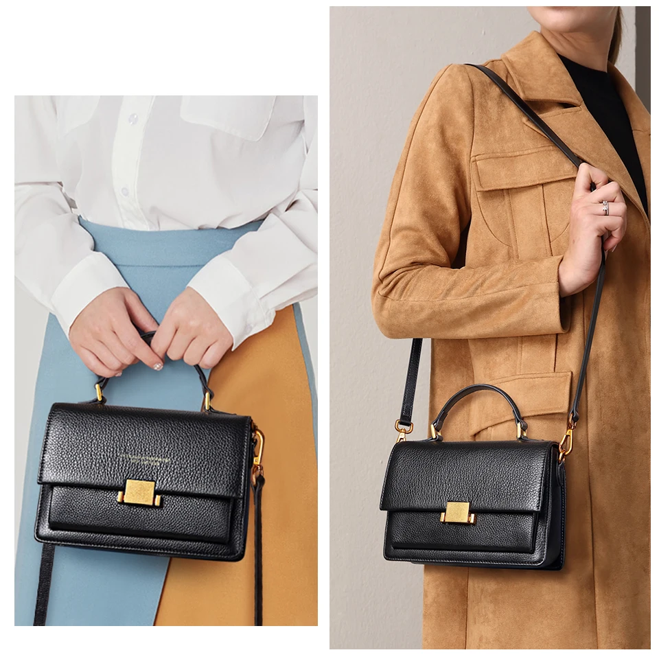 Женская сумка-мессенджер NEVEROUT из натуральной кожи через плечо | Багаж и сумки